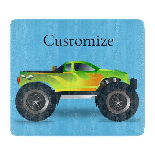 Monster Truck Thunder_Cove Cutting Board