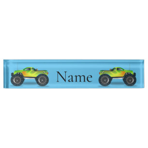 Monster Truck Thunder_Cove Desk Name Plate