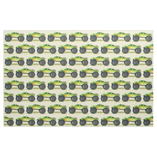 Monster Truck Thunder_Cove  Fabric