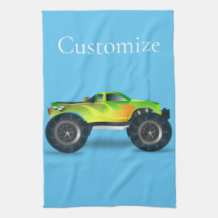 Monster Truck Thunder_Cove Kitchen Towel