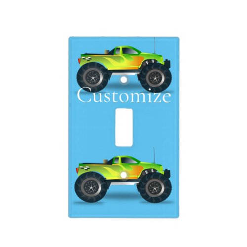 Monster Truck Thunder_Cove Light Switch Cover