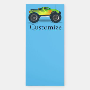 Monster Truck Thunder_Cove Magnetic Notepad