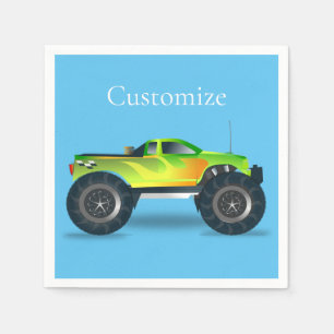 Monster Truck Thunder_Cove Napkins