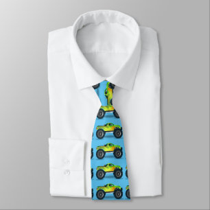 Monster Truck Thunder_Cove Neck Tie