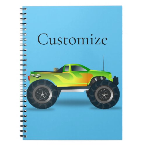 Monster Truck Thunder_Cove Notebook