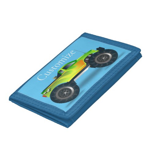 Monster Truck Thunder_Cove Trifold Wallet