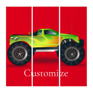 Monster Truck Thunder_Cove Triptych
