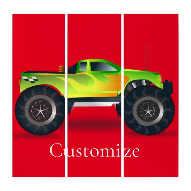 Monster Truck Thunder_Cove Triptych (Front)
