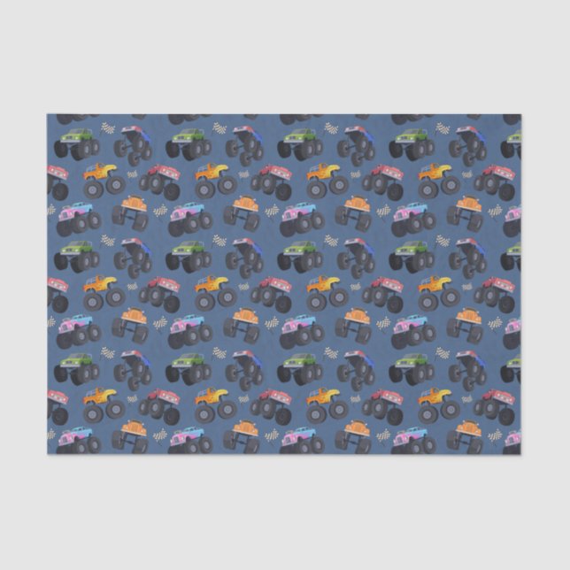 Monster Truck Tissue Paper (Front)