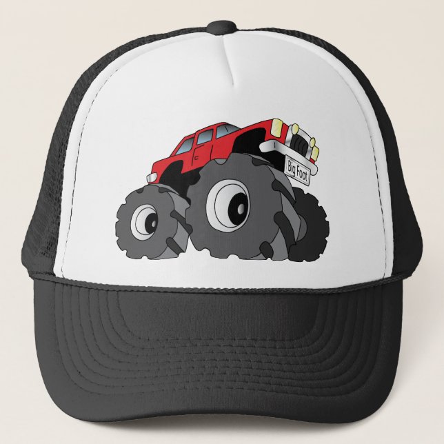 Monster Truck Trucker Hat (Front)