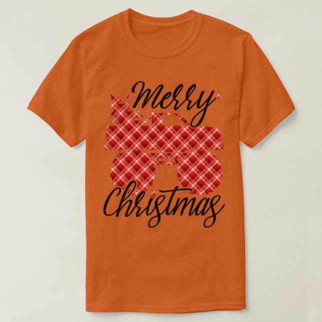 Monster Truck Ugly Sweater Merry Christmas Evergre (Design Front)