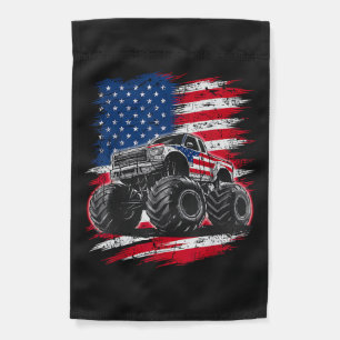 Monster Truck USA Flag American