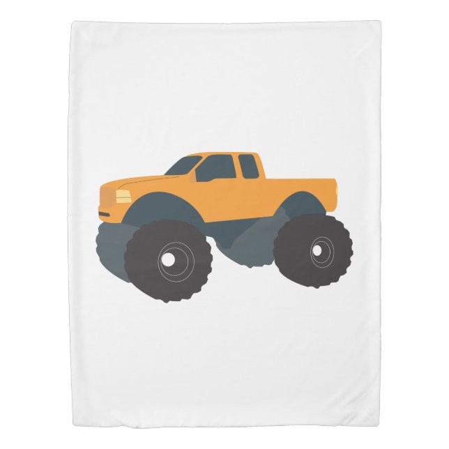 Monster Truck Vehicle Duvet Cover (Front)