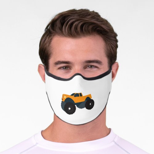 Monster Truck Vehicle Premium Face Mask