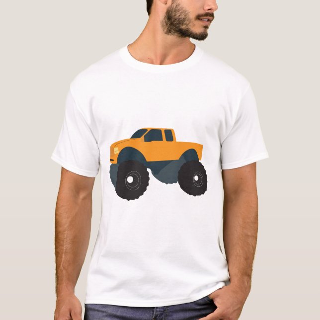 Monster Truck Vehicle T-Shirt (Front)