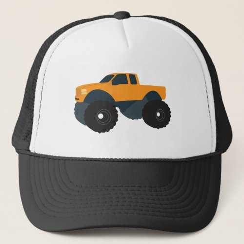 Monster Truck Vehicle Trucker Hat