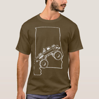 Monster truck vintage- Alabama off-road driver  T-Shirt