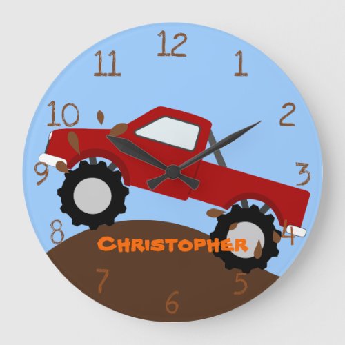 Monster Truck Wall Clock