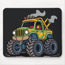 Monster Truck with Camo Design
