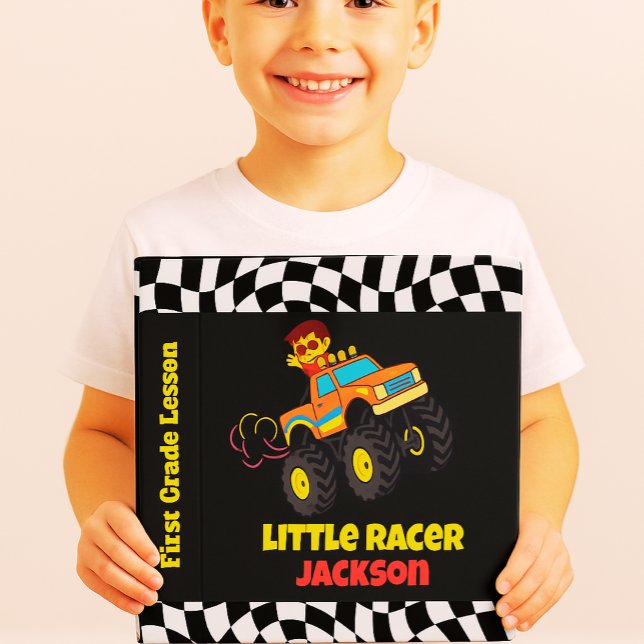 Monster Truckin’ into Class! 3 Ring Binder (Creator Uploaded)