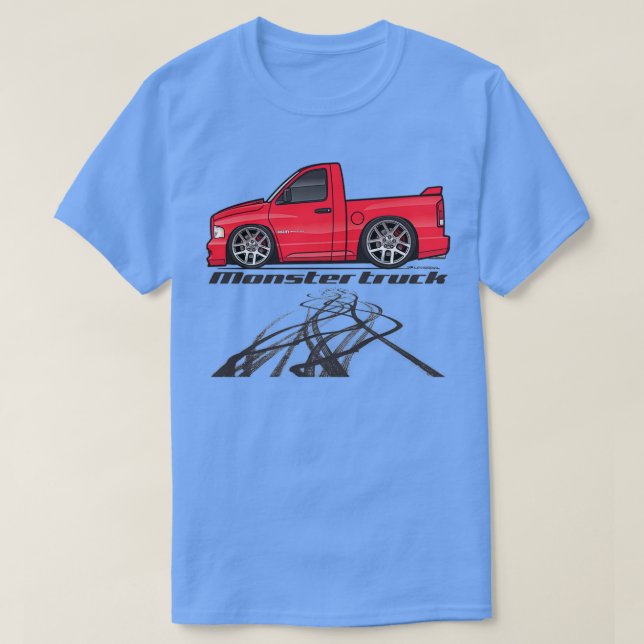 Monster TruckRed 2 T-Shirt (Design Front)