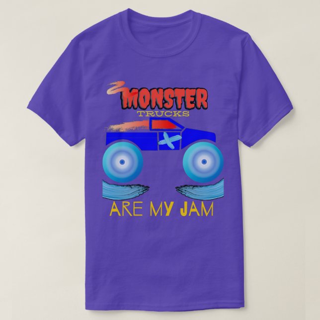 monster trucks are my jam Monster Trucks ank Top S (Design Front)