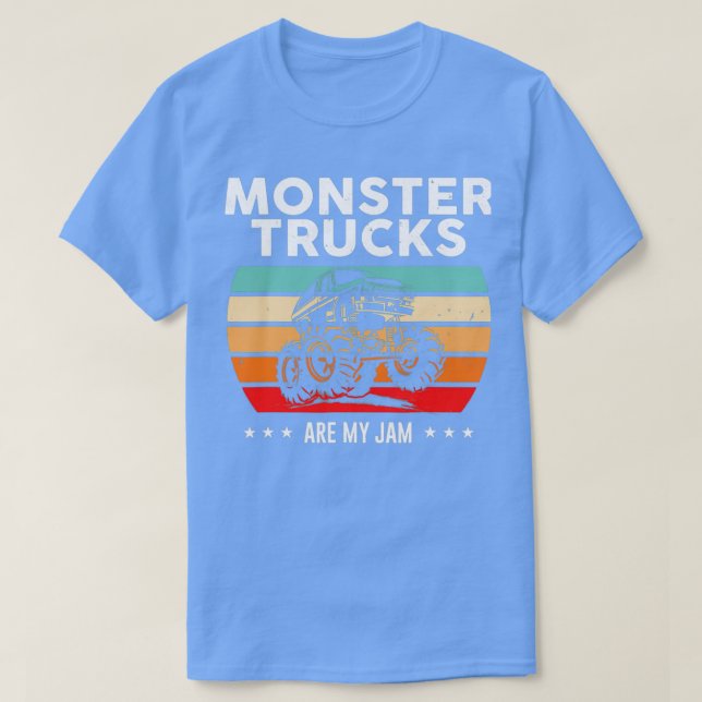 Monster Trucks Are My Jam OffRoad Vehicle Lovers T-Shirt (Design Front)