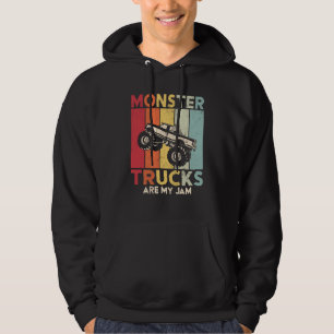 Monster Trucks Are My Jam Vintage Engines truck 7 Hoodie