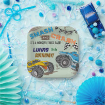 Monster Trucks Boy Birthday Party 