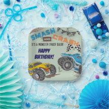 Monster Trucks Boy Birthday Party 