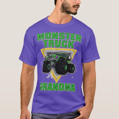 Monster Trucks GRANDMA Grandmother Truck Lover Tru T_Shirt