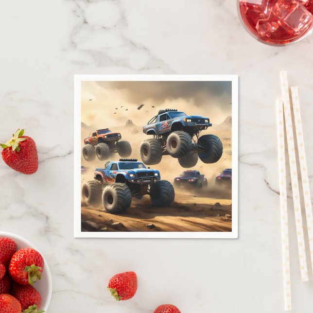 Monster Trucks Mayhem,  Napkins (Insitu)