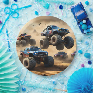 Monster Trucks Mayhem,  Paper Plates