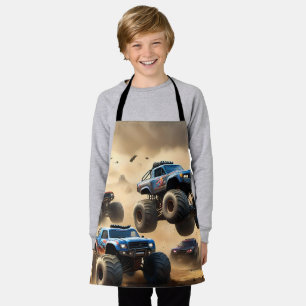 Monster Trucks Racing In The Desert, Apron
