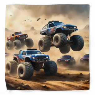 Monster Trucks Racing In The Desert, Bandana
