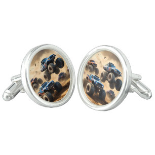 Monster Trucks Racing In The Desert, Cufflinks