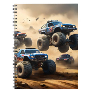 Monster Trucks Racing In The Desert, Notebook
