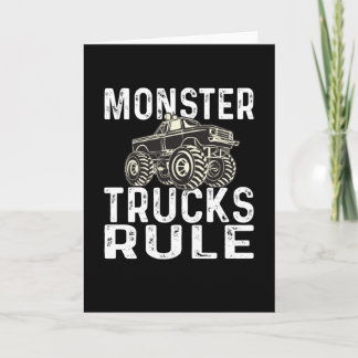 Monster Trucks Rule Card