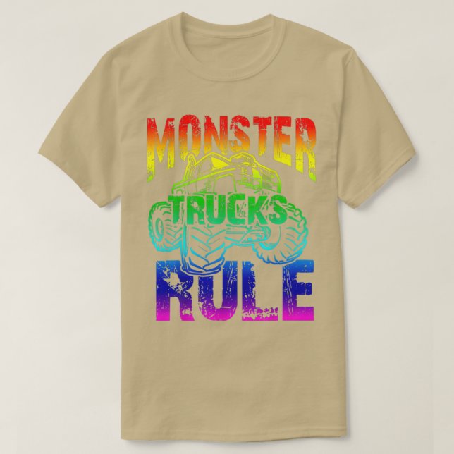 Monster Trucks Rule top for Rainbow 2 (Design Front)