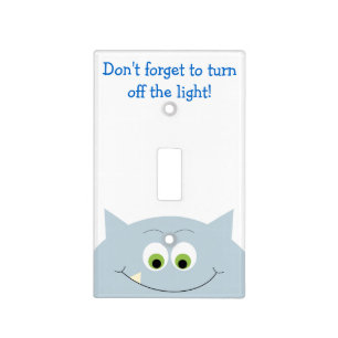Monster Turn Off The Light Reminder Switch Cover