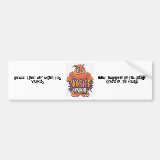 MONSTER VAPOR Bumper Sticker