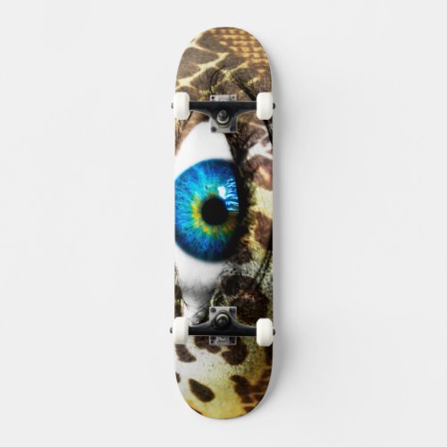 Monster Vision 7 34 Skateboard with Eye Print