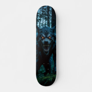Monster Wolf Skateboard in the Forest