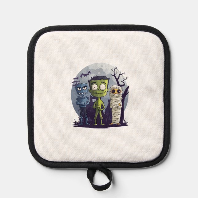  Monster Yoga Class Pot Holder (Front)