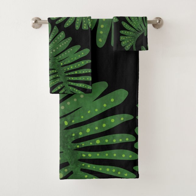 Monstera Bath Towel Set (Insitu)