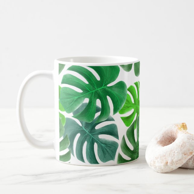 Monstera Coffee Mug (With Donut)