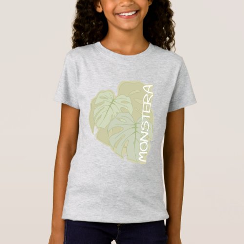 Monstera foliage in soft green T_Shirt