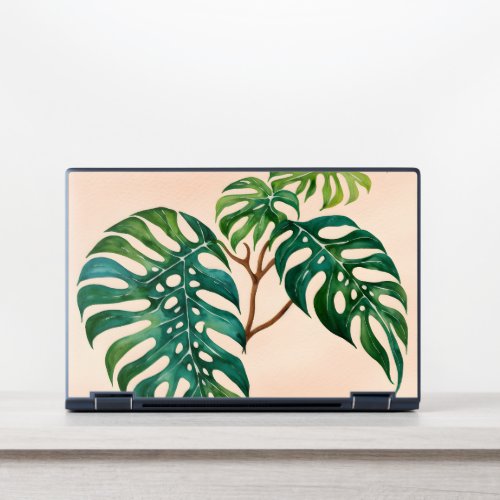 Monstera Houseplant Boho Botanical HP Laptop Skin