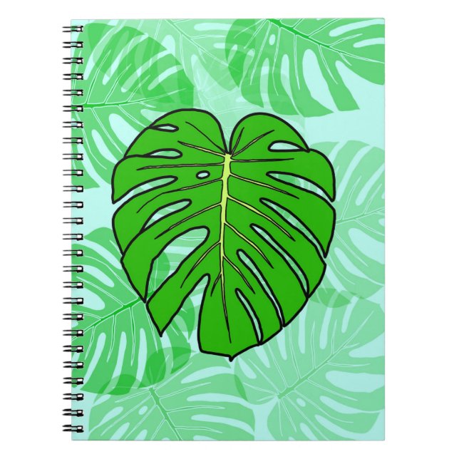 Monstera Leaf Notebook (Front)