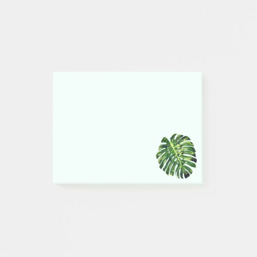 Monstera Leaf Post It Notes